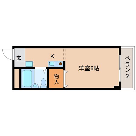 天理駅 徒歩5分 3階の物件間取画像